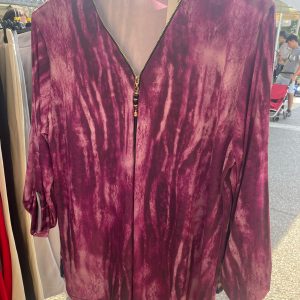 Camiseta estampada cremallera