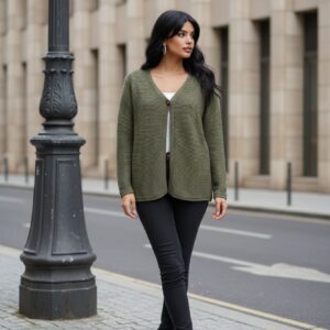 Chaqueta hilito botón