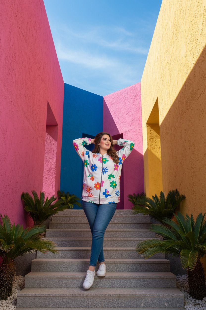 Chaqueta felpina estampada - Imagen 2