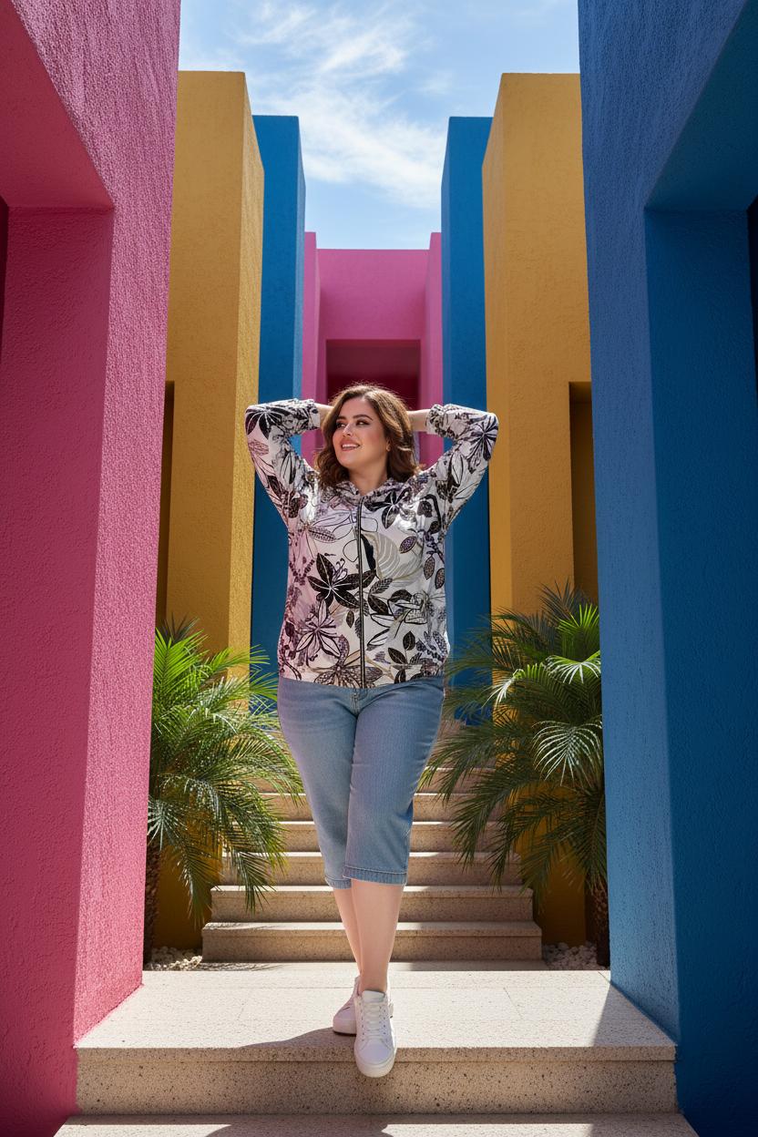 Chaqueta felpina estampada - Imagen 7