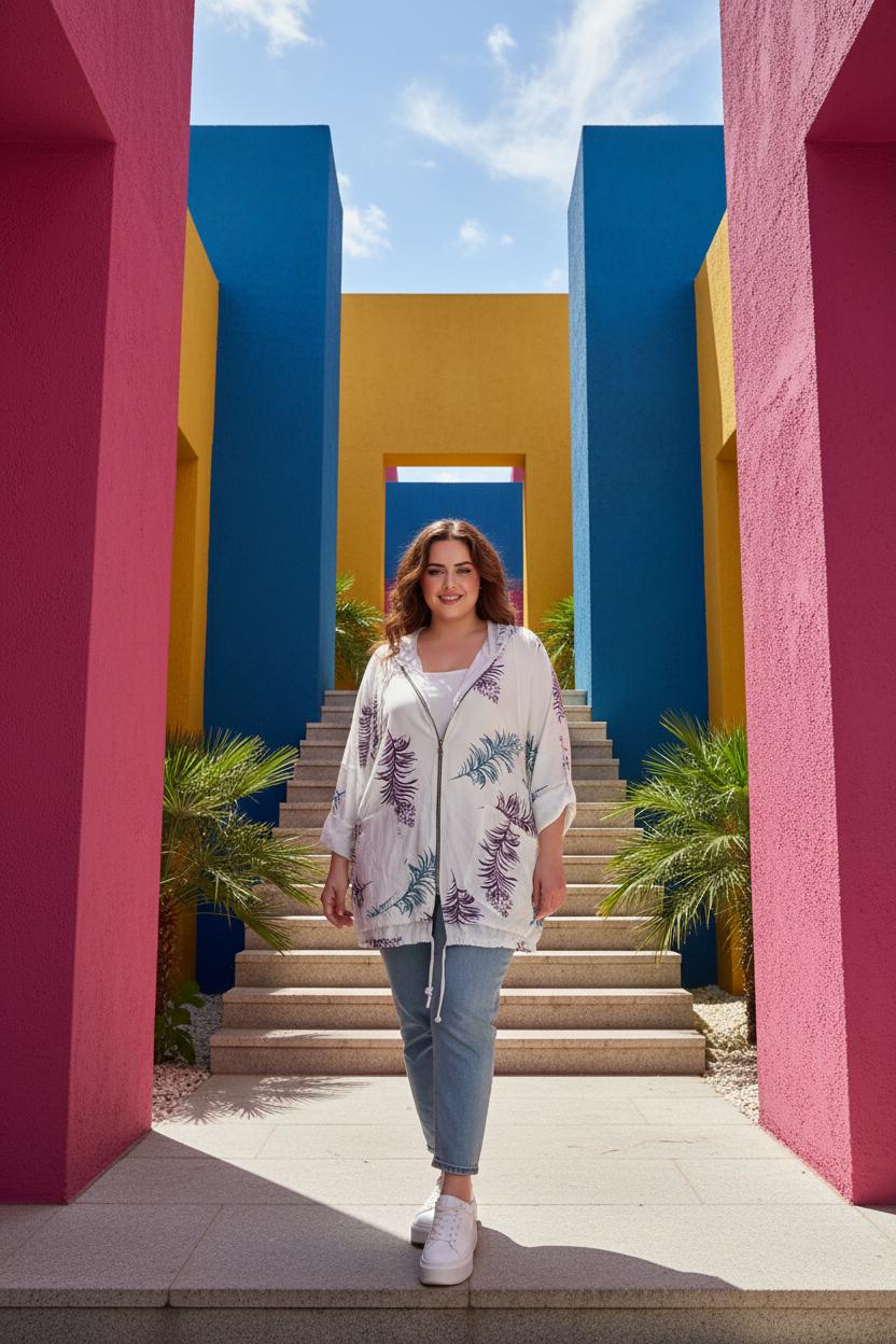 Chaqueta felpina estampada - Imagen 6