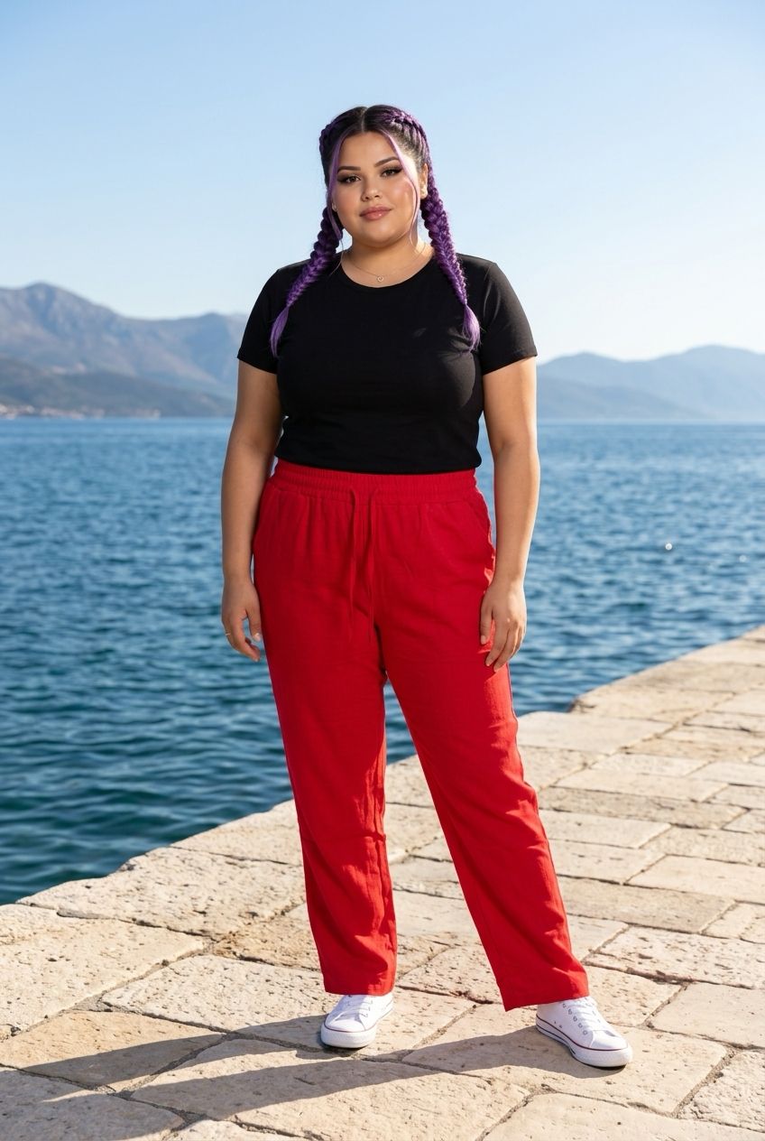 Pantalón bomba pata recta (M a 4XL)